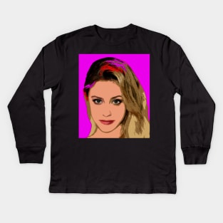 lili reinhart Kids Long Sleeve T-Shirt